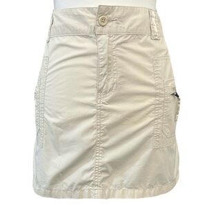 Vintage Old Navy Mini Khaki Pants Utility Skirt, Size 10